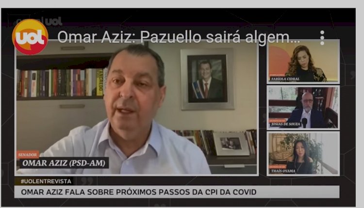 Omar Aziz: Se Pazuello mentir de novo na CPI, sairá algemado