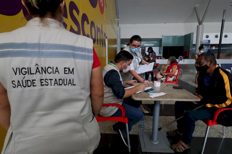 Operação já testou 2,8 mil passageiros para detecção de Covid-19 no aeroporto e porto de Manaus