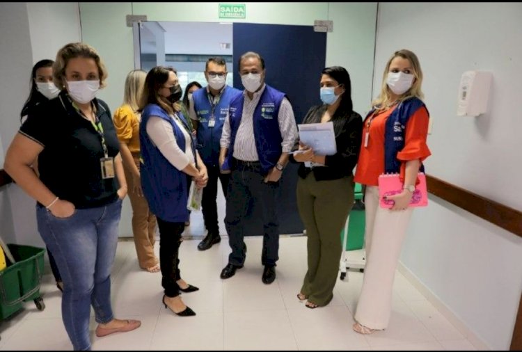 Comitê de Crise da SES-AM realiza visita técnica ao hospital Nilton Lins e solicita leitos do HUGV