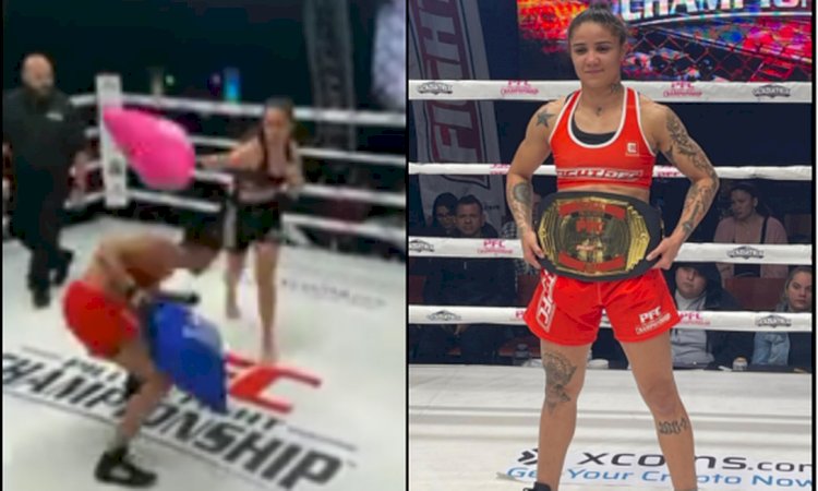 Brasileira do UFC é a 1ª campeã da Guerra de Travesseiros e conta como foi o torneio: 'Fraturei até um dedo'