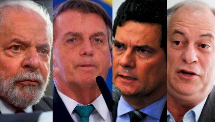 Pesquisa Quaest/Genial: Lula tem 45%; Bolsonaro, 23%; Moro e Ciro, 7%