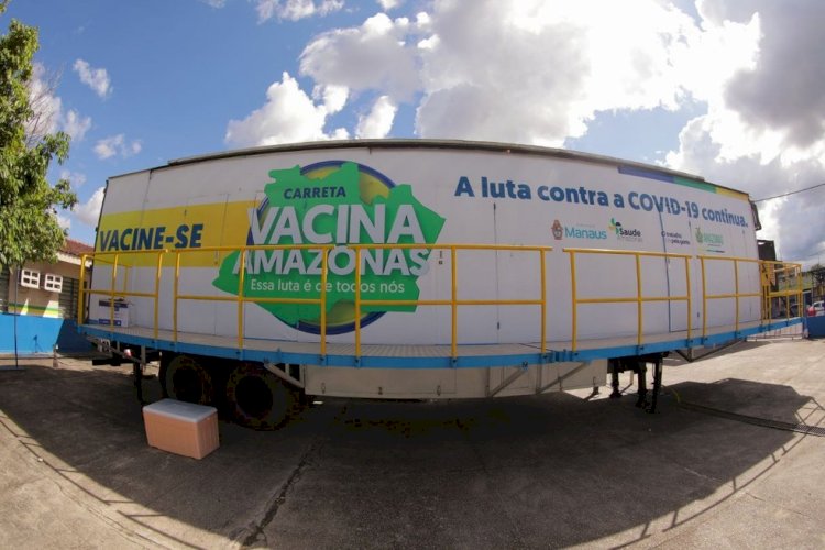 Carreta que oferta vacina contra Covid atenderá moradores de Manacapuru