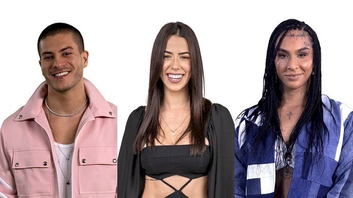 Sexto Paredão do BBB 22 é entre Arthur Aguiar, Larissa e Linn da Quebrada