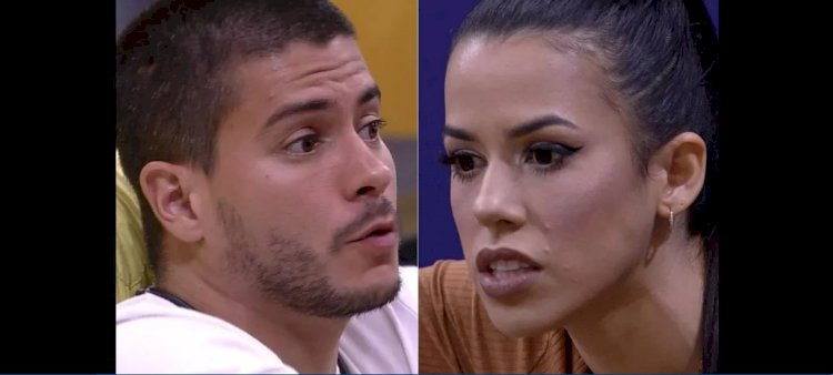 BBB 22: Larissa tenta peitar Arthur, mas acaba sem argumento