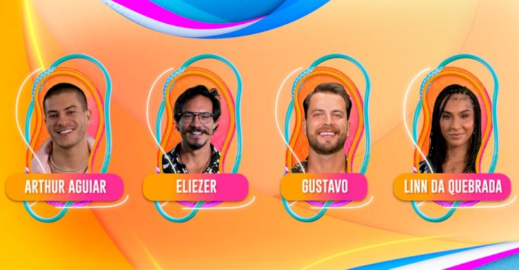 Paredão Falso do BBB 22 é entre Arthur Aguiar, Eliezer, Gustavo e Linn da Quebrada