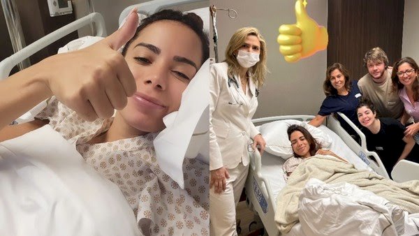 Cirurgia de Anitta termina com sucesso e cantora deve ter alta no sábado