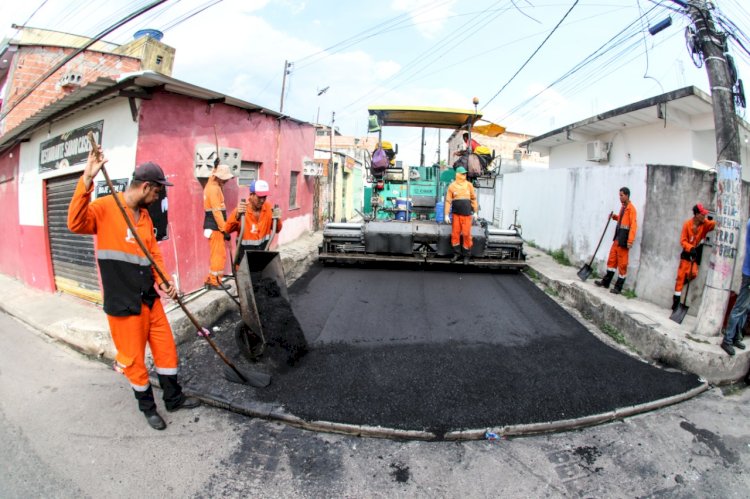 Seminf Móvel’ vai a quatro bairros que estão recebendo recapeamento asfáltico da Prefeitura de Manaus