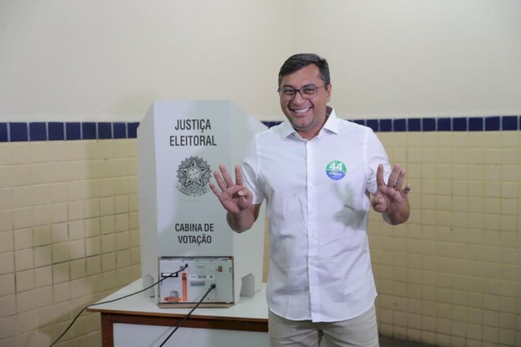 "A gente confia na decisão do povo", diz Wilson Lima ao votar neste domingo