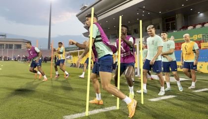 Tite fecha último treino e esconde escalação do Brasil contra a Croácia