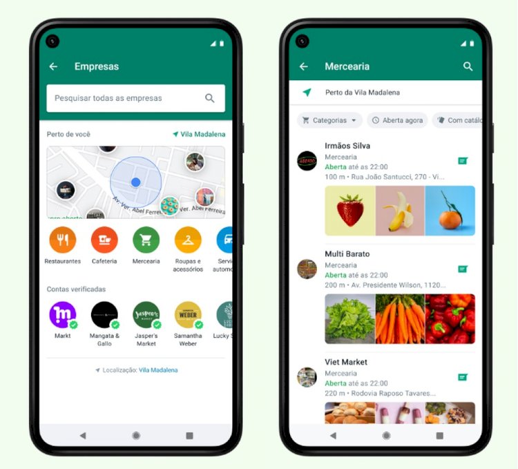 Como encontrar lojas e serviços pelo WhatsApp