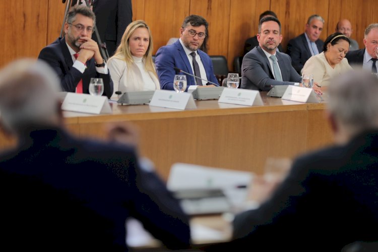 Em Brasília, Wilson Lima participa de reunião com governadores dos 26 estados e Distrito Federal