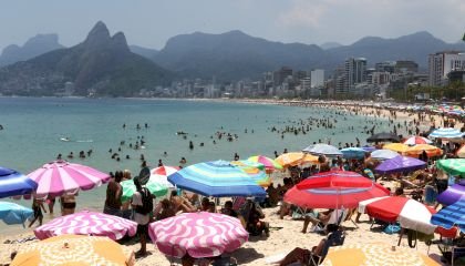 Rio de Janeiro tem recorde de calor e sensação térmica chega a 58ºC