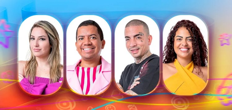 Quem está no quarto Paredão do BBB 23? Amanda, Bruno, MC Guimê e Paula formam a berlinda