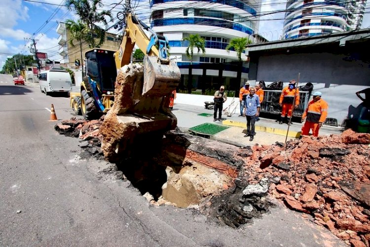 Prefeitura de Manaus anuncia intervenção na avenida Maceió