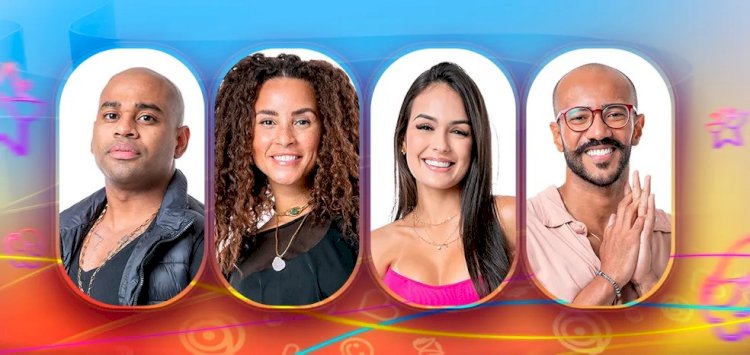 Votação BBB 23: Cezar, Domitila Barros, Larissa e Ricardo estão no nono Paredão