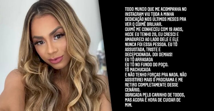 Lexa se pronuncia após Festa do Líder MC Guimê: 'Tô no fundo do poço'