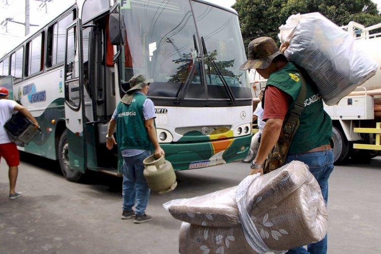 Prefeitura de Manaus abriga todas as famílias desalojadas do bairro Jorge Teixeira