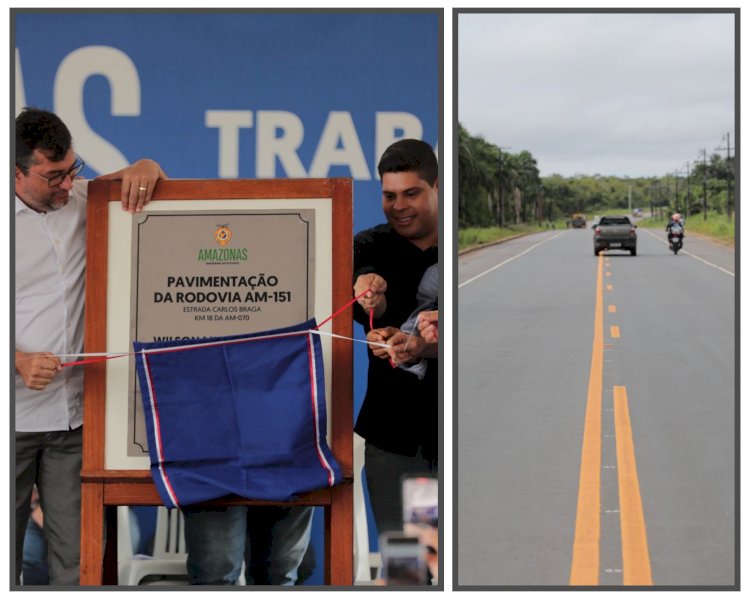 Wilson Lima entrega rodovia Carlos Braga, agora AM-151, totalmente revitalizada em Iranduba