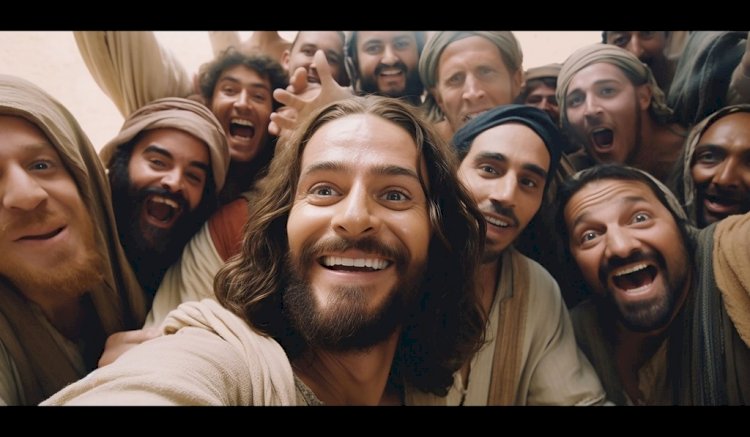 Britânico usa IA para criar "selfies" de personagens históricos, incluindo uma de Jesus na Santa Ceia