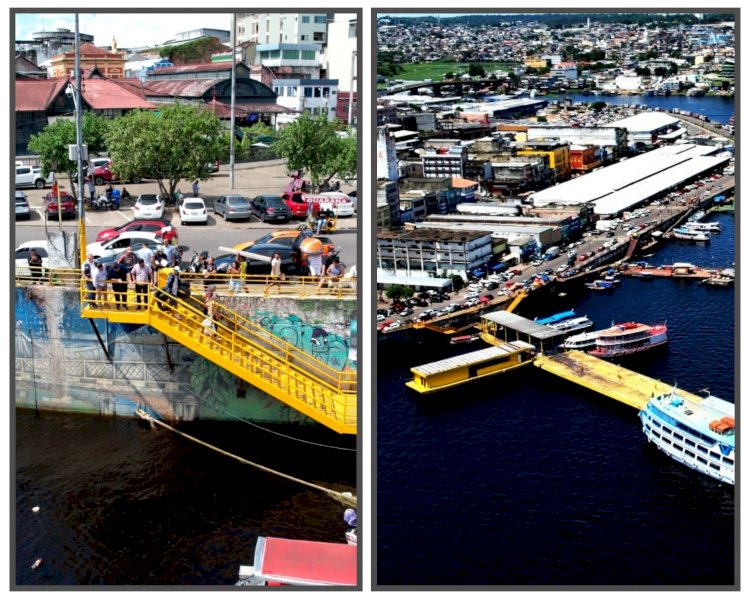 Prefeitura de Manaus anuncia reforma nas escadarias na orla da Manaus Moderna