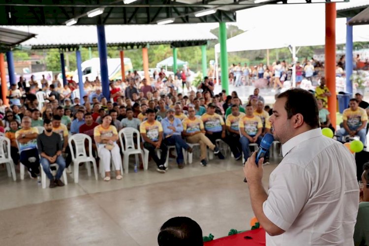 Presidente da Aleam, Roberto Cidade participa da inauguração do Centro de Convivência da Família de Manicoré