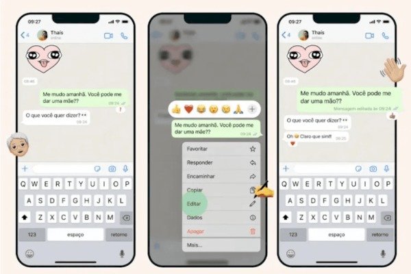 WhatsApp anuncia recurso para usuário editar mensagem após o envio