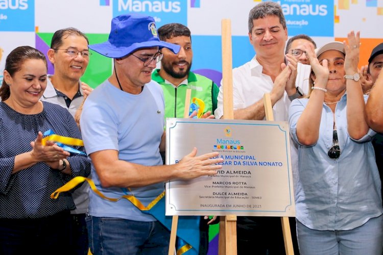 Prefeitura de Manaus inaugura escola Professor Paulo César, às margens do rio Negro