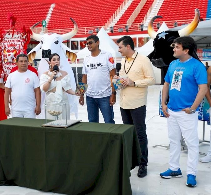 No sorteio de apresentação do 56° Festival de Parintins, Garantido abre as 3 noites