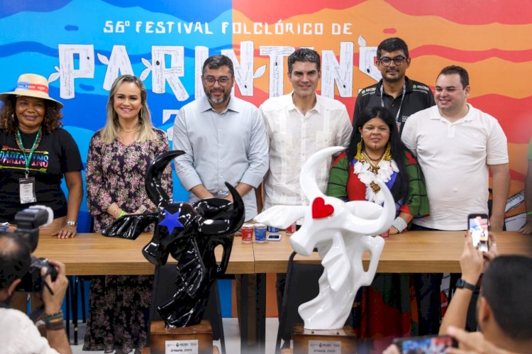 Ao lado de ministros, Wilson Lima prestigia abertura do 56º Festival Folclórico de Parintins e afirma que trabalha para ampliar alcance da festa