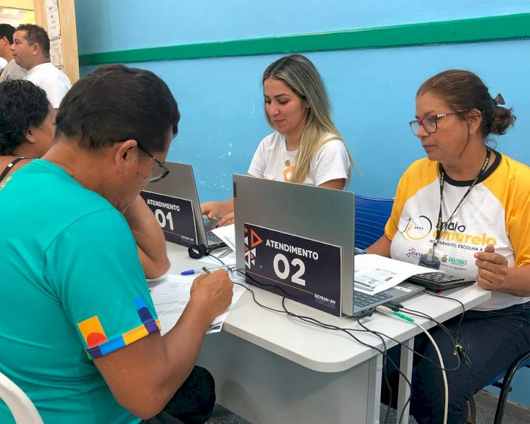 Detran Amazonas levou serviços essenciais ao ‘Manaus Mais Cidadã’, na zona leste da capital