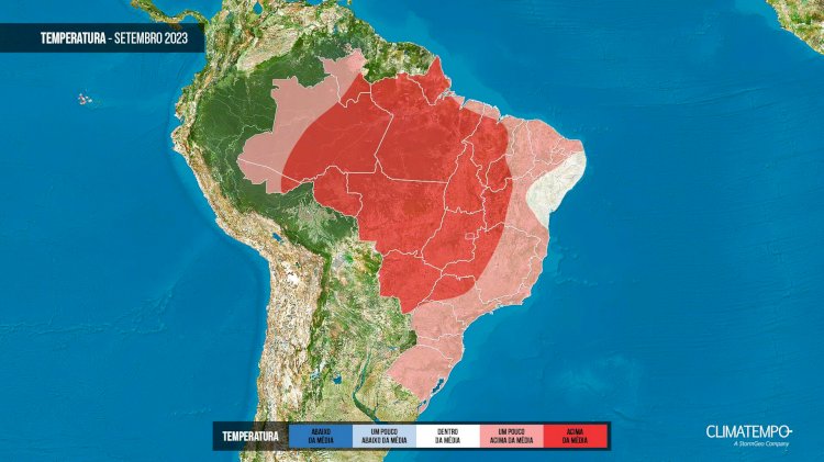 Setembro promete calor no Brasil e tempestades no Sul