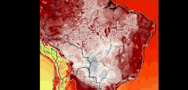 Brasil enfrentará onda de calor excepcional nos próximos dias com temperaturas de 40ºC a 45ºC e risco à vida