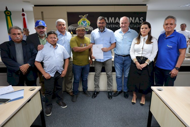 Em reunião com o governador Wilson Lima, lideranças Mura manifestam apoio à exploração do potássio em Autazes