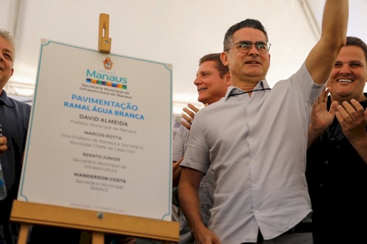 Prefeito entrega 10 quilômetros do ramal Água Branca 1 totalmente asfaltado no aniversário de Manaus