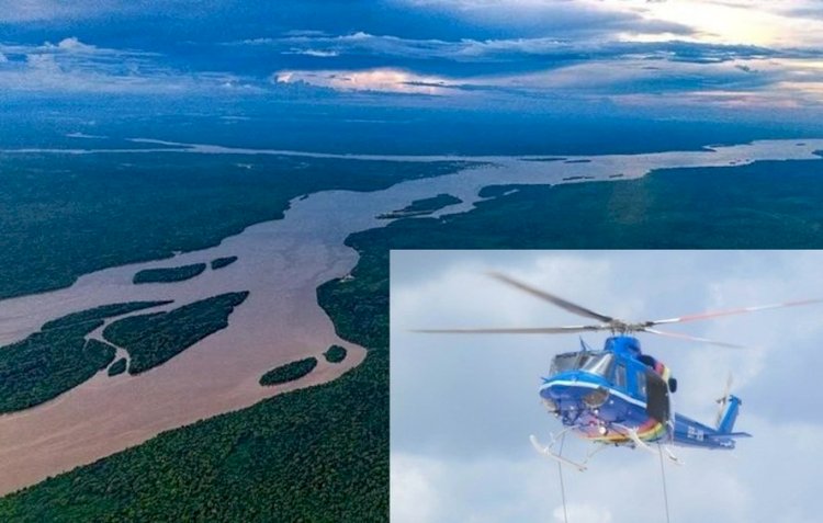 Helicóptero do Exército da Guiana desaparece com militares de alta patente na fronteira com a Venezuela