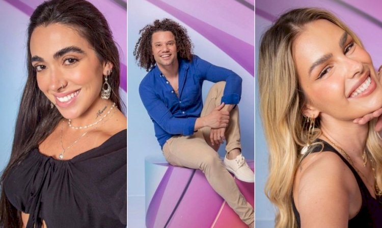 Primeiro paredão do 'BBB 24' é formado por Maycon, Giovanna e Yasmin Brunet