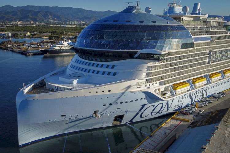 Icon of The Seas: maior navio de cruzeiro do mundo parte neste sábado para sua viagem inaugural