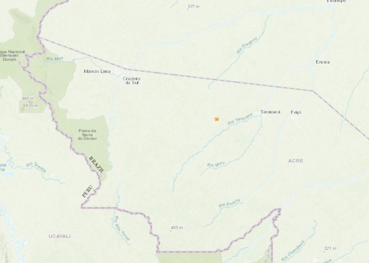 Em oito dias, segundo terremoto é registrado em Tarauacá, no interior do AC