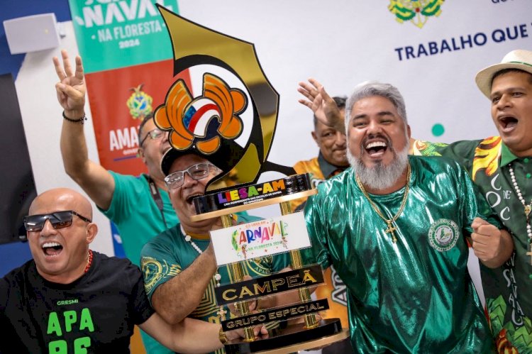 Aparecida se consagra tricampeã do Grupo Especial das escolas de samba de Manaus