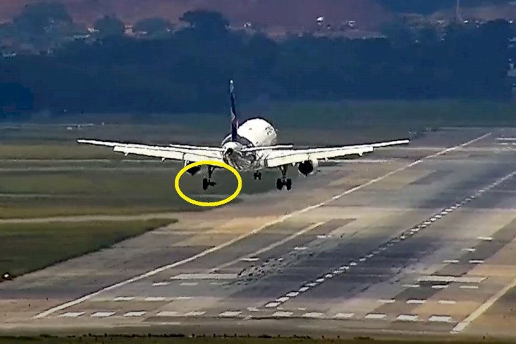 Após perder roda, Airbus A319 desvia em emergência para o Aeroporto de Guarulhos; assista ao pouso