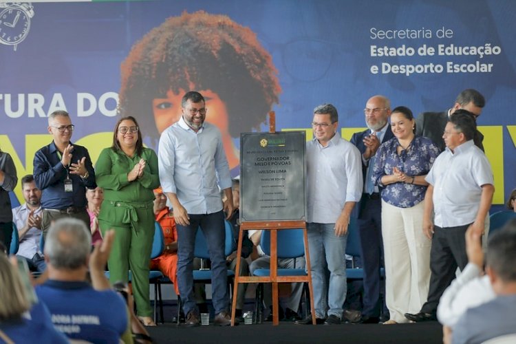 Governador Wilson Lima abre ano letivo com ampliação do ensino bilíngue e inauguração de 32 laboratórios de robótica e ensino tecnológico