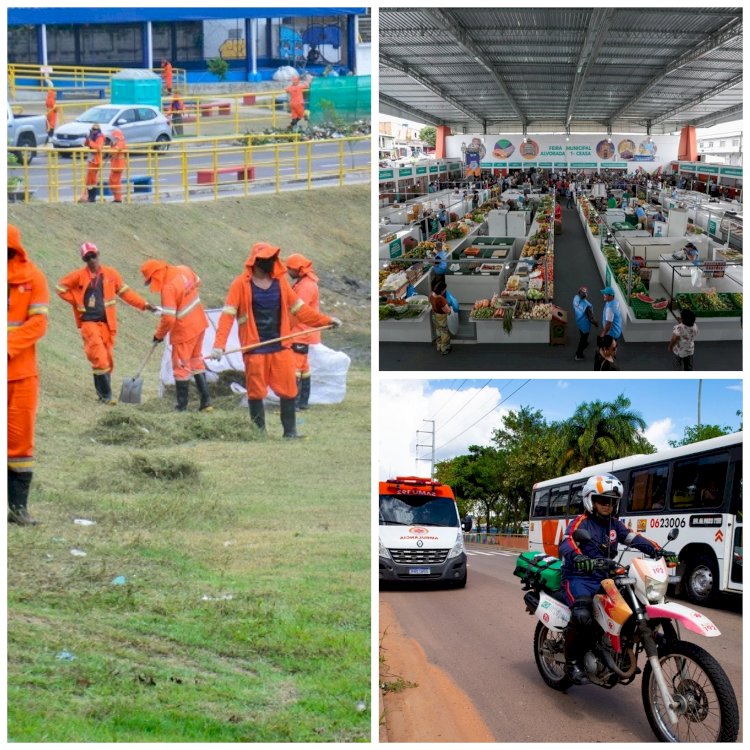 Prefeitura garante serviços essenciais no feriado de Corpus Christi e ponto facultativo