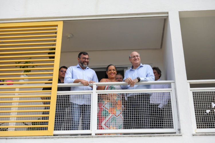 Em visita às obras do Prosamin+ com o presidente do BID, Governador Wilson Lima destaca benefícios na qualidade de vida da população