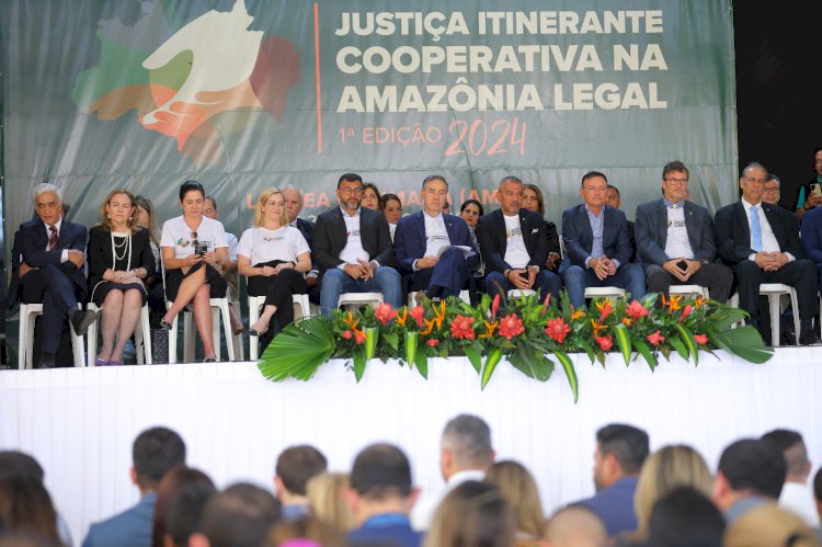 Em evento de Justiça Itinerante na Amazônia Legal, Governador Wilson Lima destaca que ação assegura direitos e deveres dos amazonenses