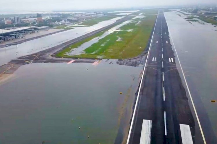 Pista do Aeroporto de Porto Alegre precisará de 2 mil metros de reconstrução após a enchente