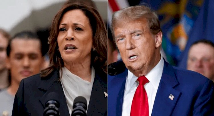 Eleições EUA: Nova pesquisa mostra empate técnico entre Donald Trump com 49% e Kamala Harris com 46%