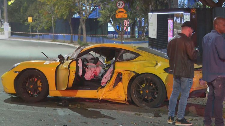 Motorista de Porsche amarelo atropela e mata motociclista em SP após discussão de trânsito