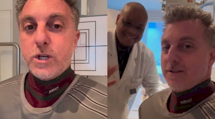 Luciano Huck cai da escada durante as férias e vai parar no hospital