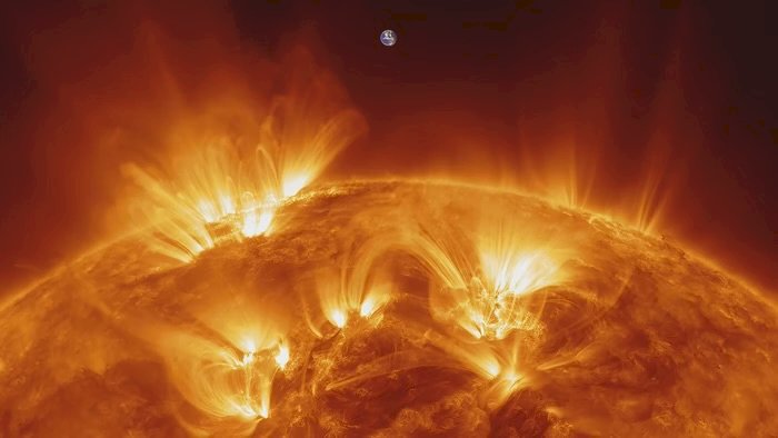 Tempestade solar atinge a Terra e pode sobrecarregar rede elétrica