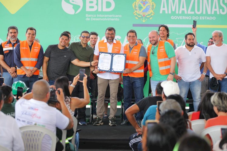 Governador Wilson Lima assina ordem de serviço para início das obras do Prosai Parintins